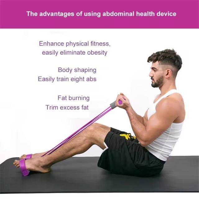 Purple Foam Resistance Band for Home Gym Fitness