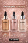 Iconic Glow Liquid Highlighter 50ml Brown White Pink