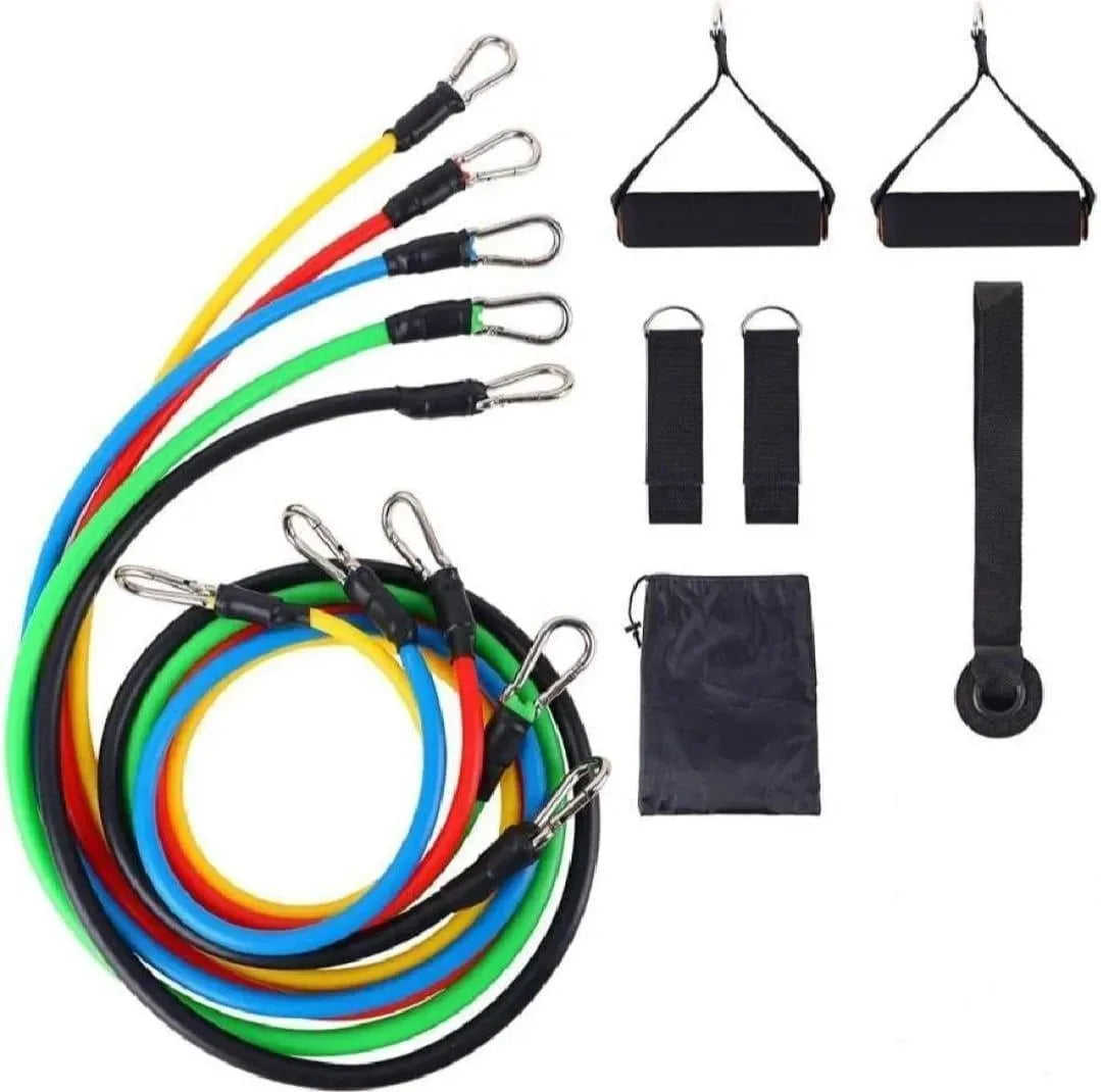 Men Resistance Bands Set Multicolor Gym Training