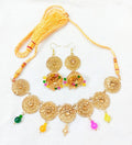Gold Plated Choker Set for Bridal Wear
