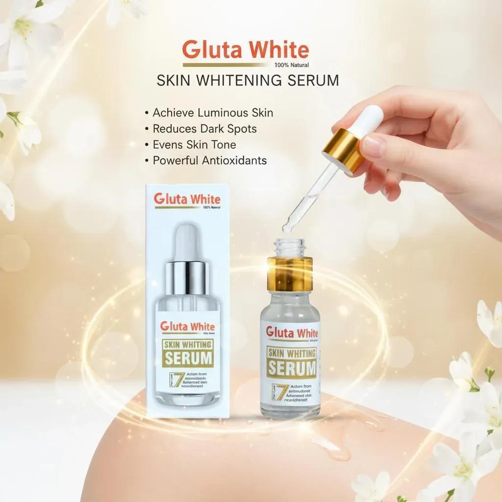 Gluta White Serum 50ml Matte Skin Brightener for All Skin Types