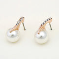 Rose Gold Pearl & Diamond Bridal Necklace Set