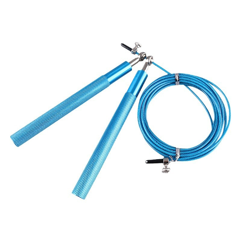 Blue Aluminum Skipping Rope for Home Gym & School